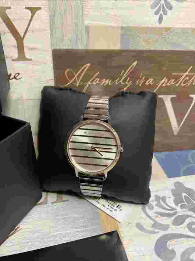 Rebecca Minkoff Silver Two-tone Modern Retro Stainless Steel Watch 2200421
