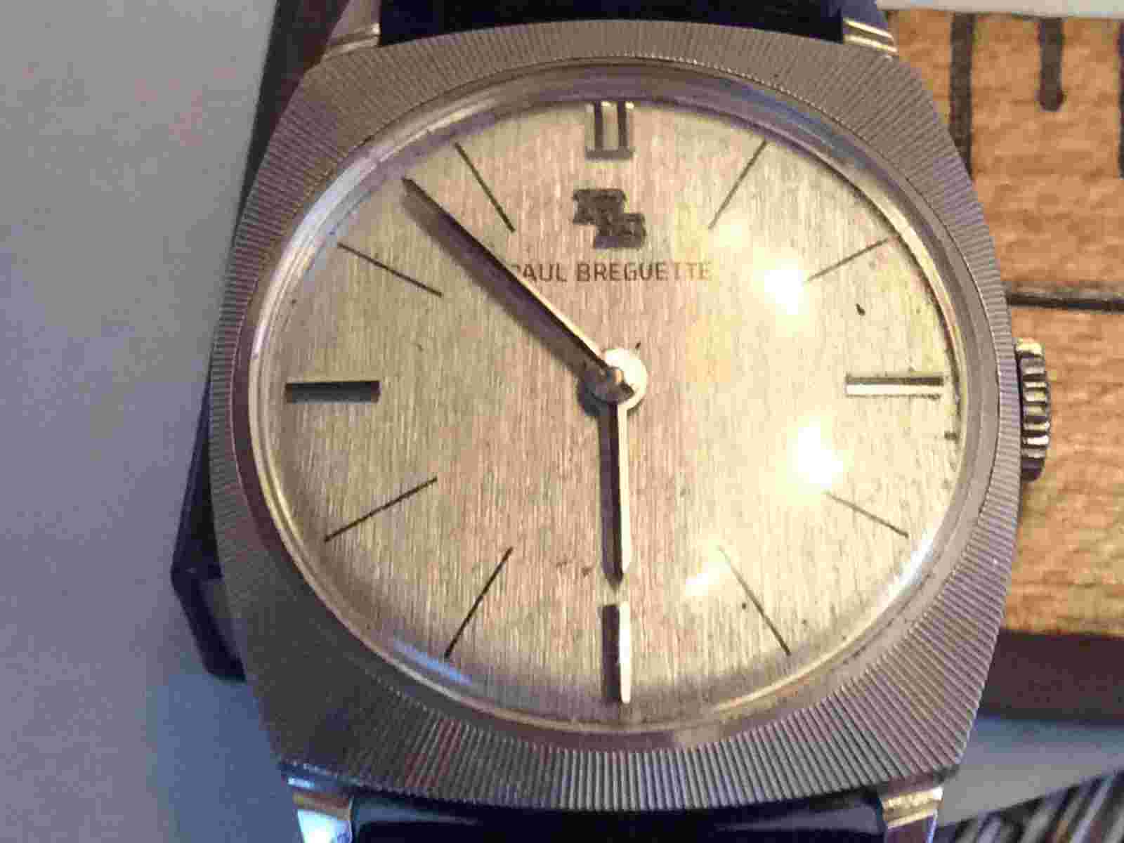 14k Paul Breguette Watch