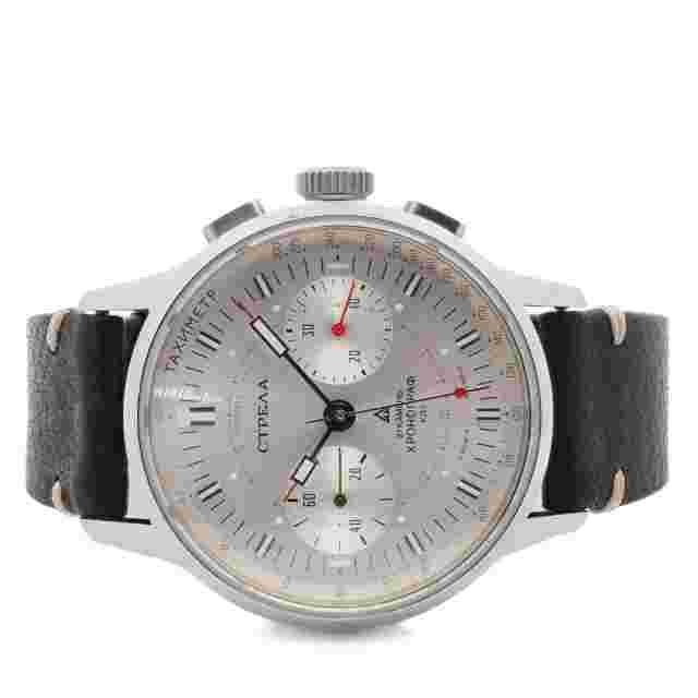CTPEAA Silver Strela Chronograph 40mm