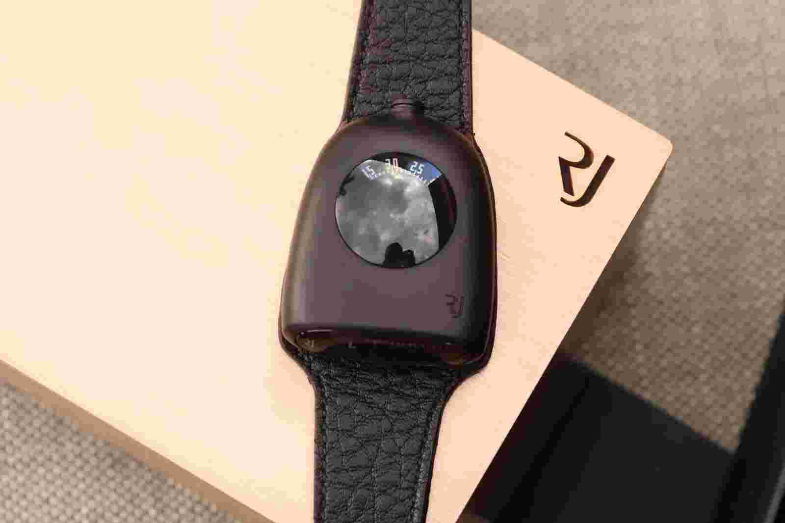 Romain Jerome Subcraft Black Titanium Case with Black Leather Strap  Men’s Wristwatch (REF RJ.T.AU.SC.002.01)