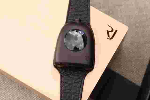 Romain Jerome Subcraft Black Titanium Case with Black Leather Strap  Men’s Wristwatch (REF RJ.T.AU.SC.002.01)