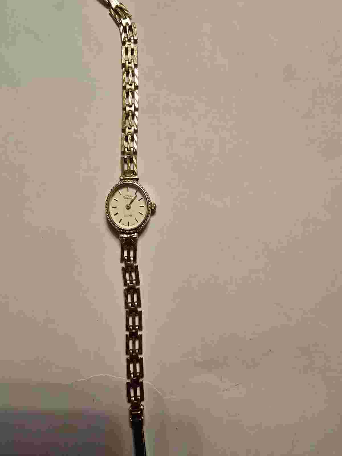 vintage 9ct gold ladies rotary watch Needs Repair