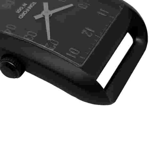 TOM FORD TFT001005 N.001 WATCH MEN'S EXCELLENT BLACK SS WATER RESISTANCE USED