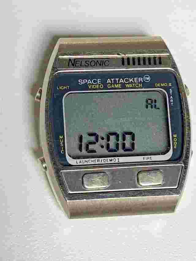 Nelsonic Space Attacker Video Game Watch, Working!