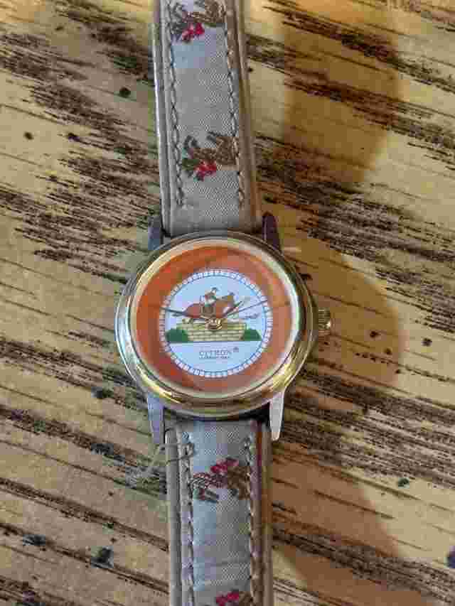 Vintage Citron International Race Horse Watch