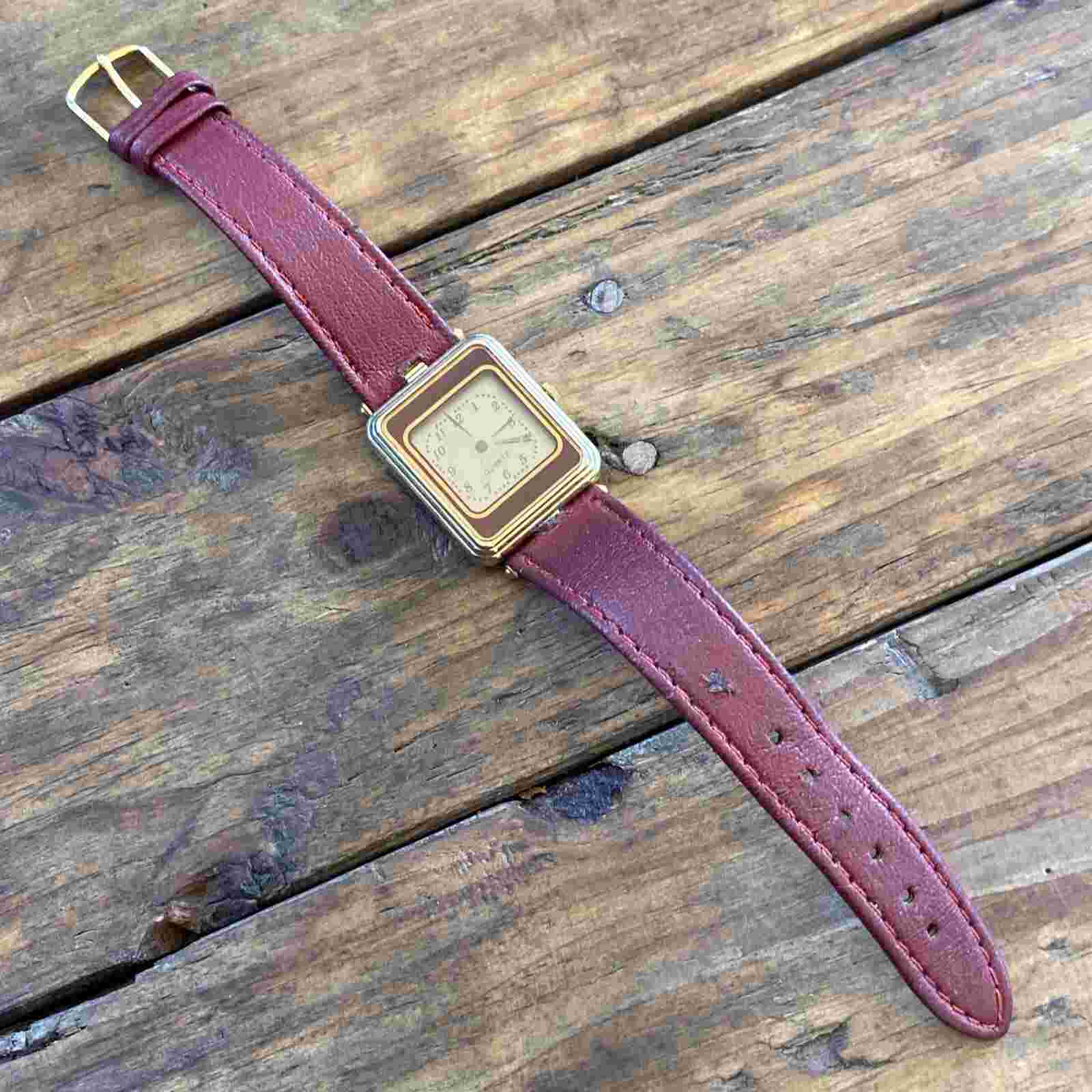 Marcel Watch Co. Vintage 80’s LCD Analog Ladies Fashion Watch Working