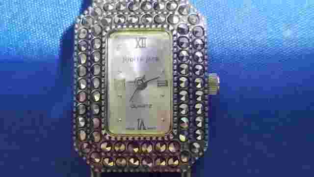 Judith Jack Sterling Silver Case Women's Watch