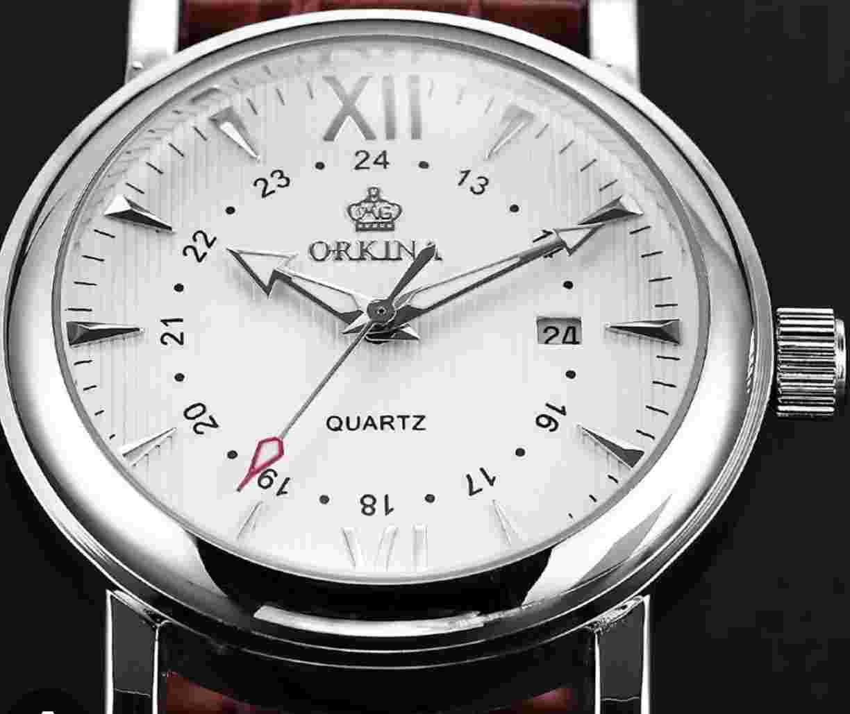 ORKINA  Men's Watch With Date Indicator Works / New