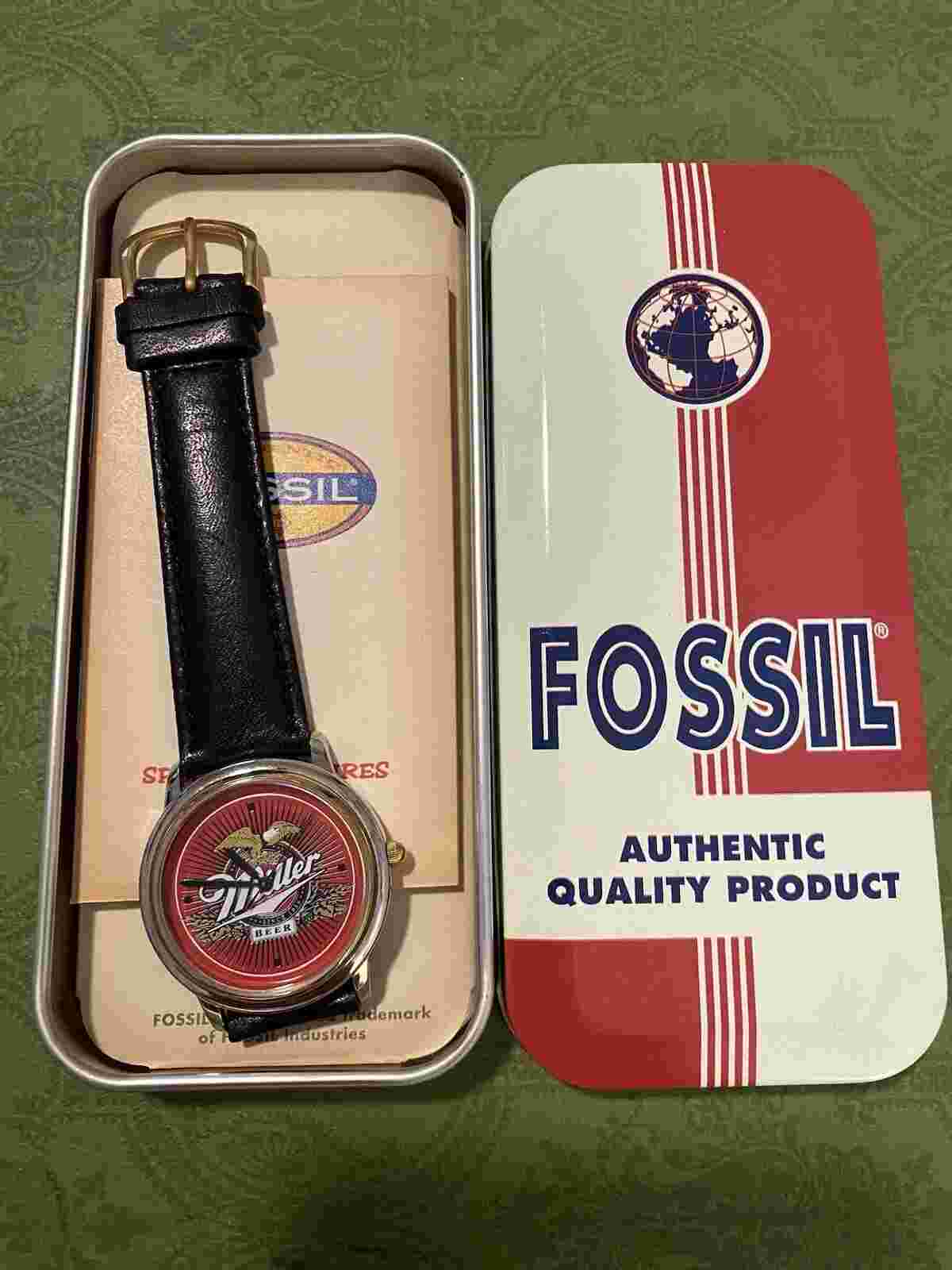 miller beer vintage watch