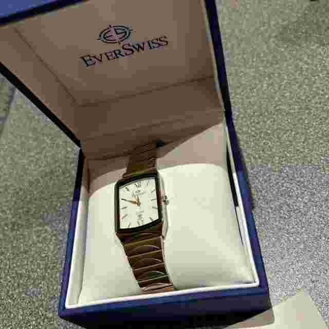 Very Rare EverSwiss Luxury Swiss Made Mens Watch Boxed And Papers