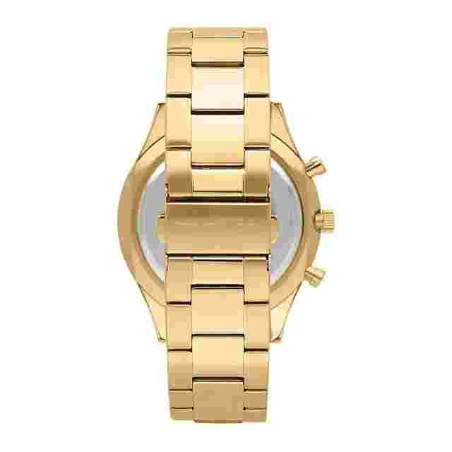 Trussardi Men's Watch Gold Plated Stainless Steel 45Mm Original Champagne Dial