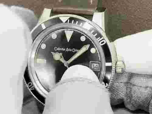 Calendar Auto Orient Ref.T-19755 Cal.670 SS Glossy Black Dial Automatic 21DIVER