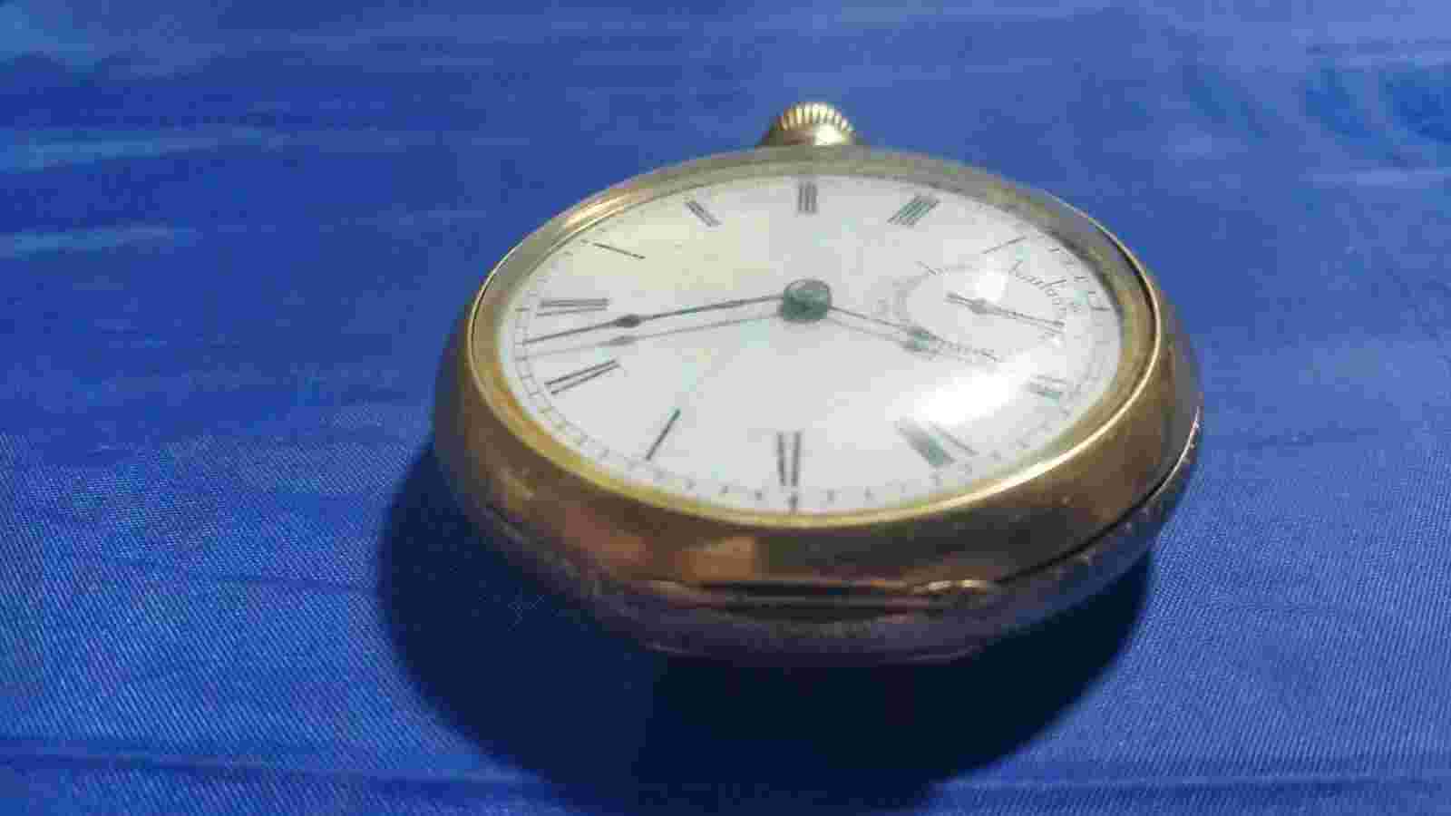 Antique Seth Thomas 7j 18s Pocket Watch GF Case