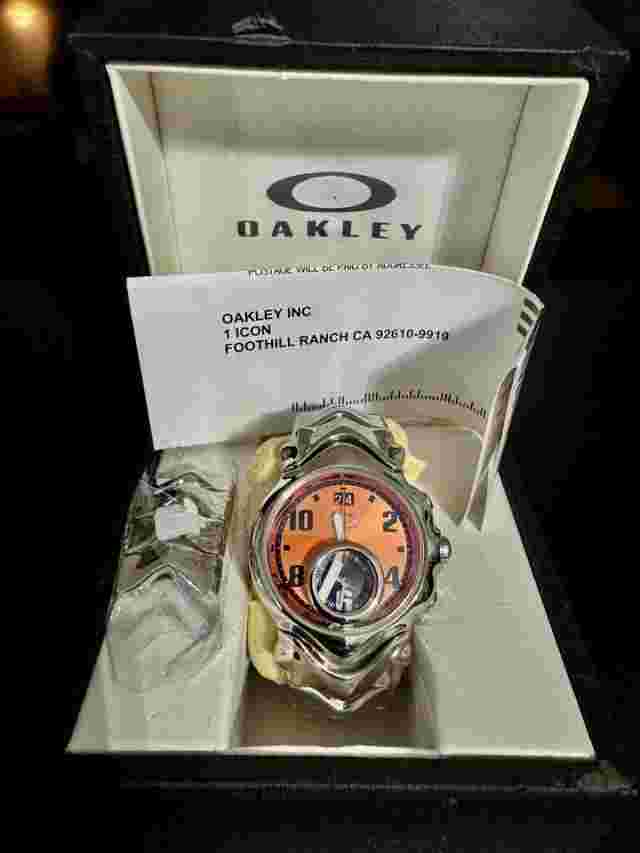 Oakley Judge II Polished Copper Men's Watch, Original Boxes And Papers Included!