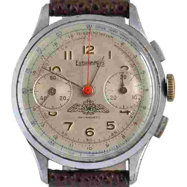 EBERHARD & CO Chronograph of the WW2 Royal Air Force 83 Expeditionary Air Group
