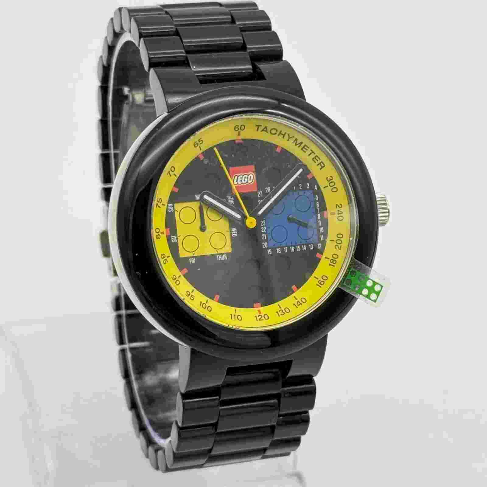 NOS Unisex Adult LEGO Watch System Two by Two Day/Date Bracelet Watch, 42mm