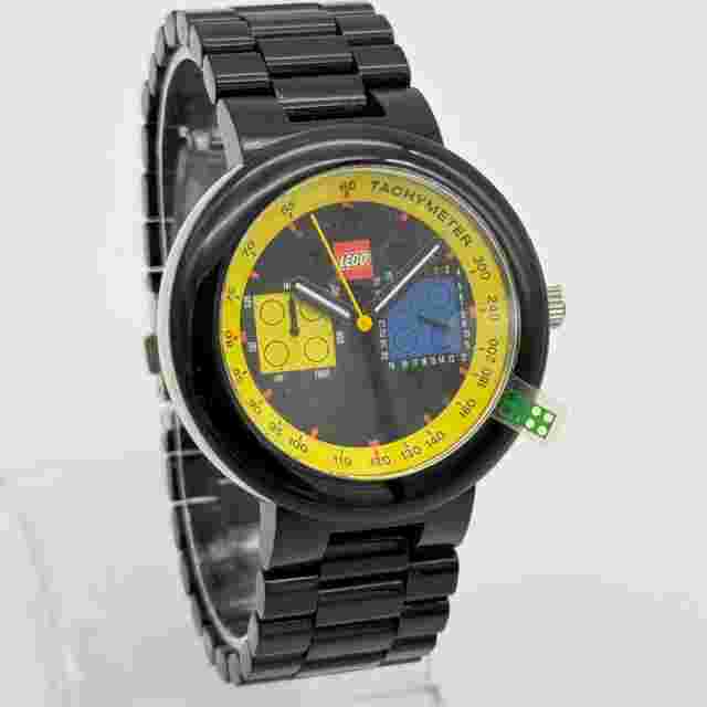 NOS Unisex Adult LEGO Watch System Two by Two Day/Date Bracelet Watch, 42mm