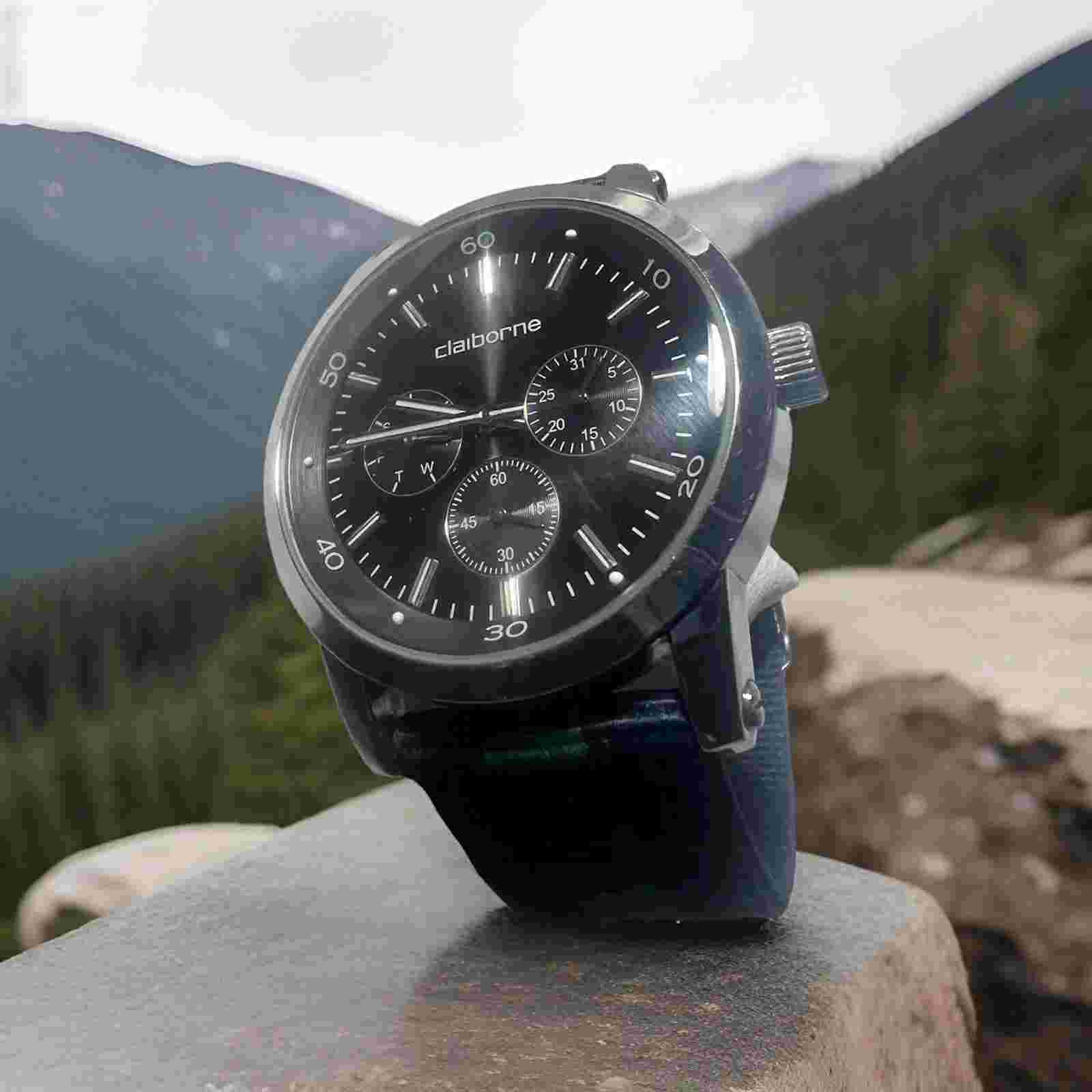 CLAIBORNE Multifunction day date,CLM1002,WR30m,42 mm, men’s watch