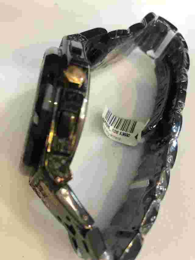 swiss made black diamond watch,aqua master,8.5 ct diamonds.new,black/rose