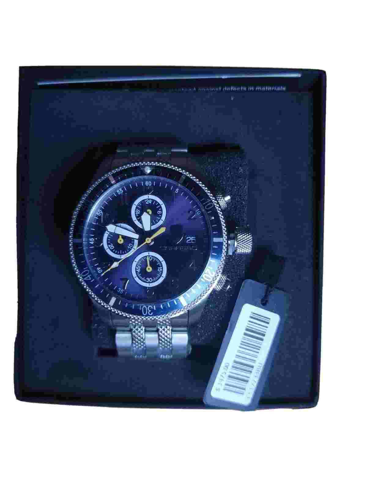 TORINO CARRERO CS17733BU Quartz Chronograph Watch blue dial