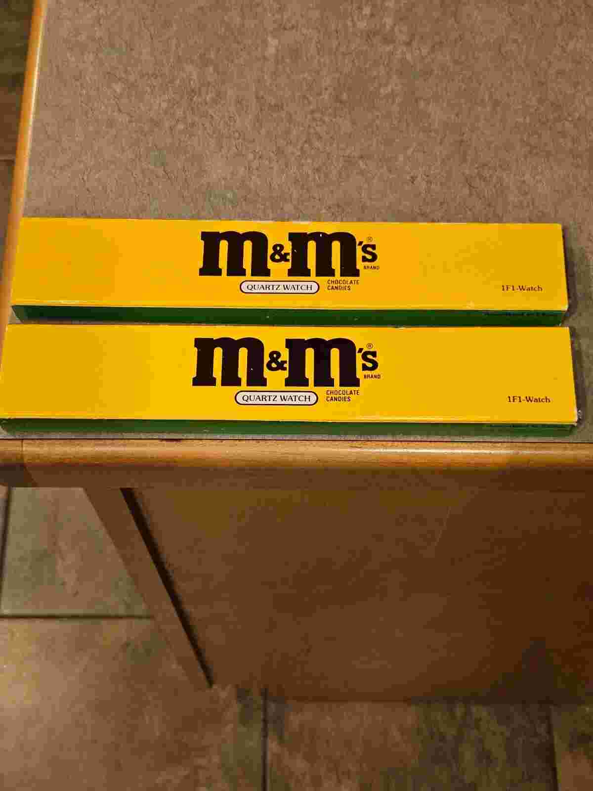 Vintage M&Ms 1994 Engraved Special Edition 1F1 Quartz Watch