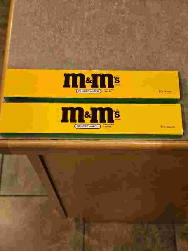 Vintage M&Ms 1994 Engraved Special Edition 1F1 Quartz Watch