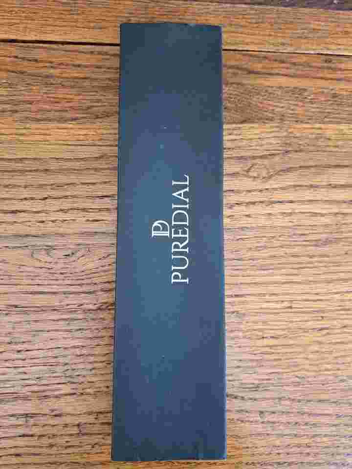 New. Puredial The Square Legacy Mens Watch. Green Face With Brown Leather Band.