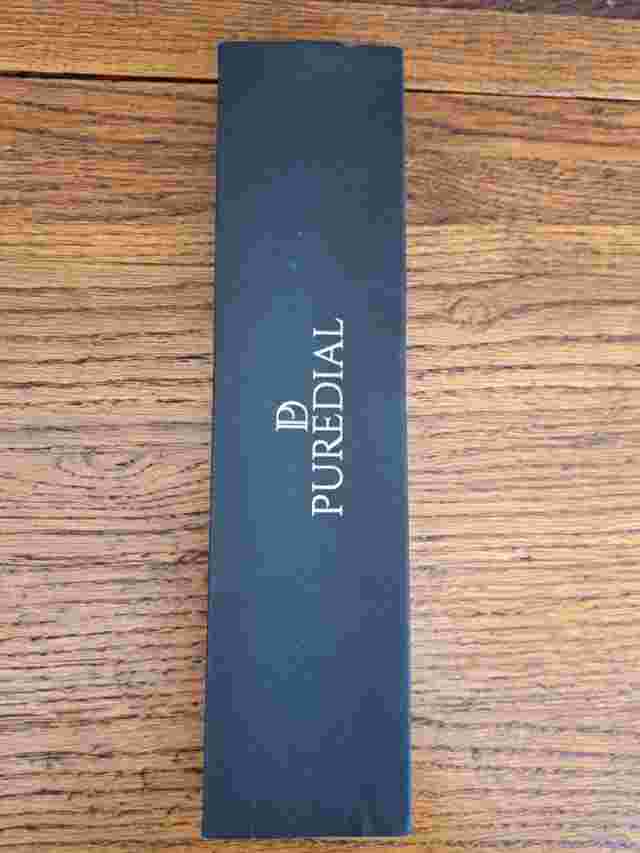 New. Puredial The Square Legacy Mens Watch. Green Face With Brown Leather Band.
