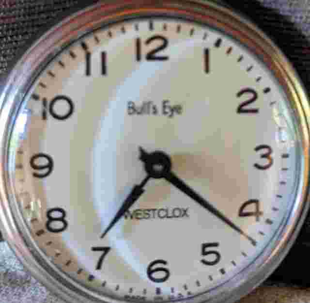 Vintage Westclox Bulls-eye Pocket Watch