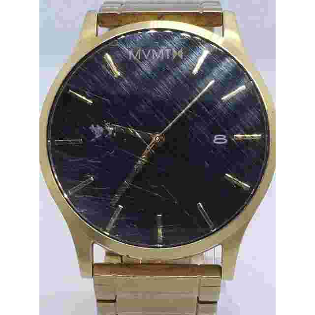MVMT Men's Classic Black Gold 45mm Watch