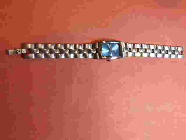 Panama Jack Blue Face Quartz Watch Wild Mist New Battery