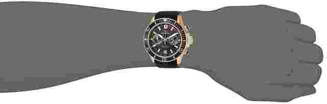 Seapro Men's SP0333 Scuba Dragon Analog Display Quartz Black Watch