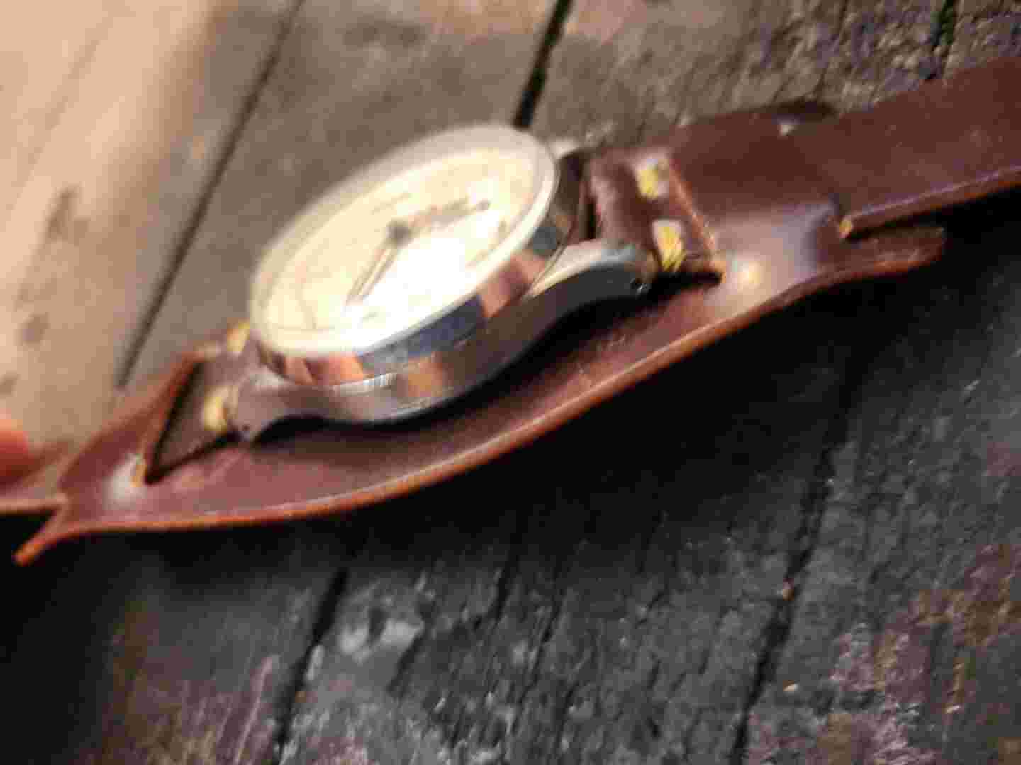 Vintage Stainless Steel GALLET WATCH VALJOUX 72