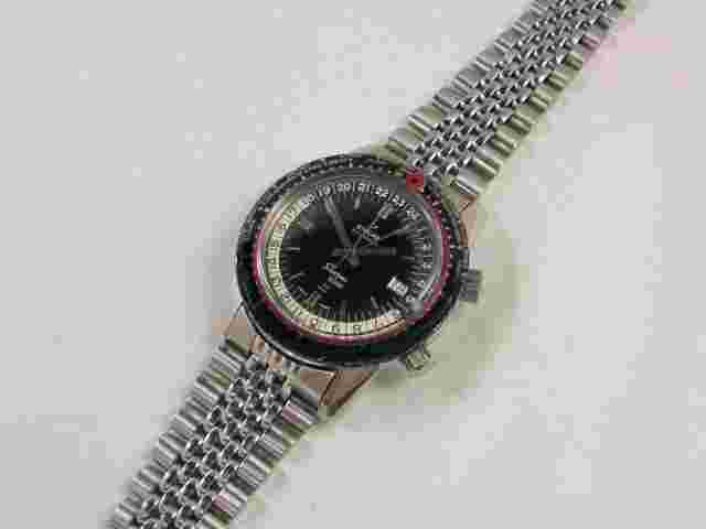 ENICAR Sherpa Guide33 GMT World Time 1960s Automatic 42.5mm cal.AR1146/33 watch