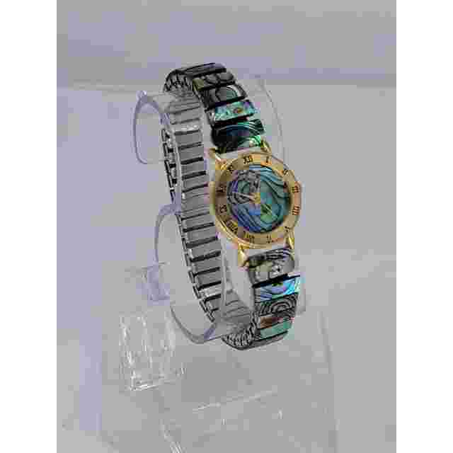 Vintage Ladies LE BARON Abalone Shell Quartz Watch