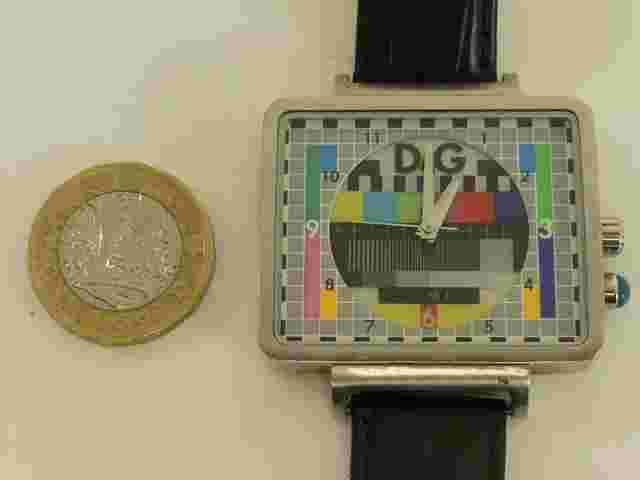 (refW94) Women's D&G Medicine Man Retro Y2K Test Card DW0197 Wristwatch New Batt