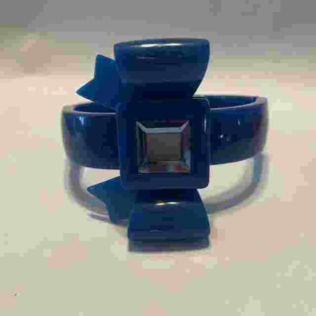 Betsey Johnson Watch Blue Bow Shaped
