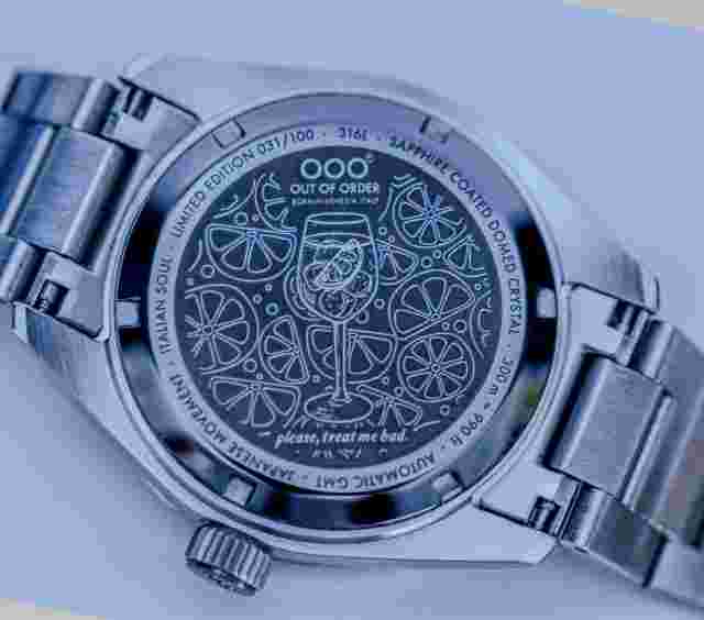 Out Of Order Watch Skeletonized Dial Limited Edition Shaker Spritz Automatic
