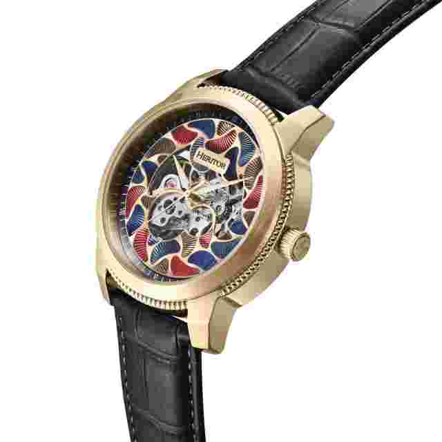 Heritor Emmanuel Semi Skeleton Custom Dial 45mm Wristwatch HERHS3703