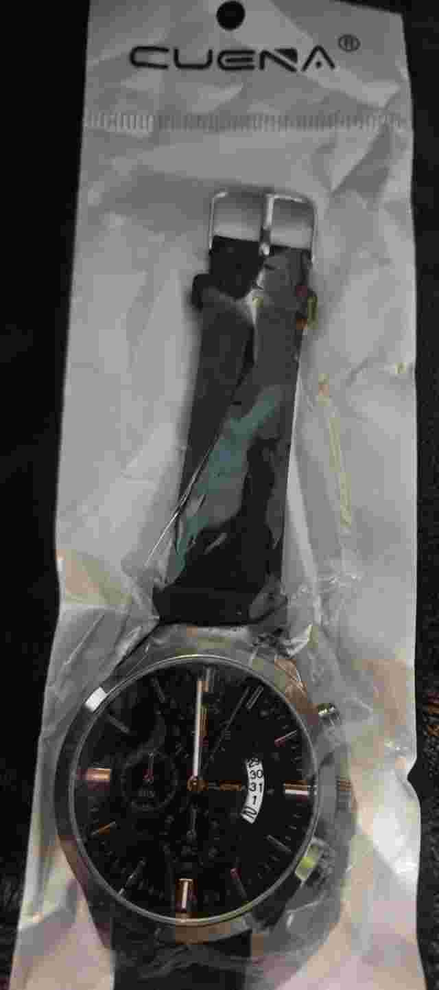 Cuena Men's Watch Stainless Steel Quartz Luminous Classic Watches BRAND NEW