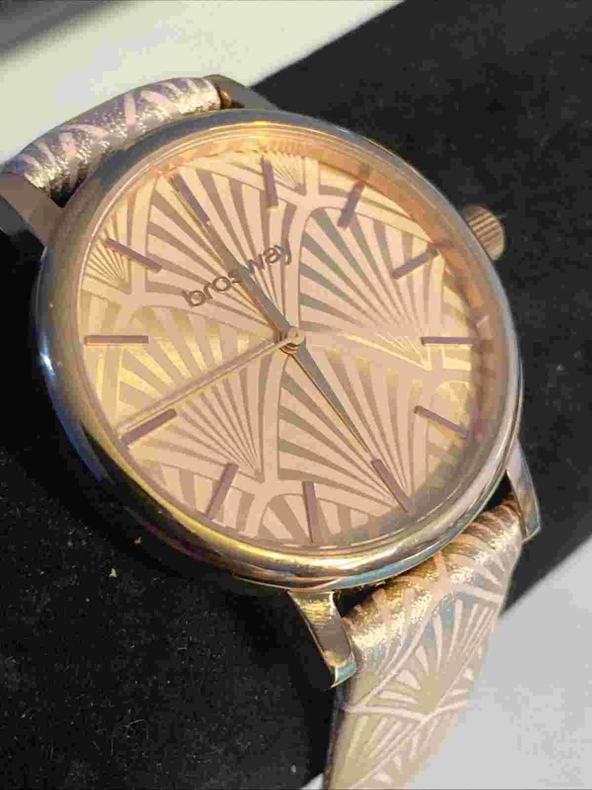 Brosway Watch Women's New Battery Pink & Silver Band & Face # WGI24