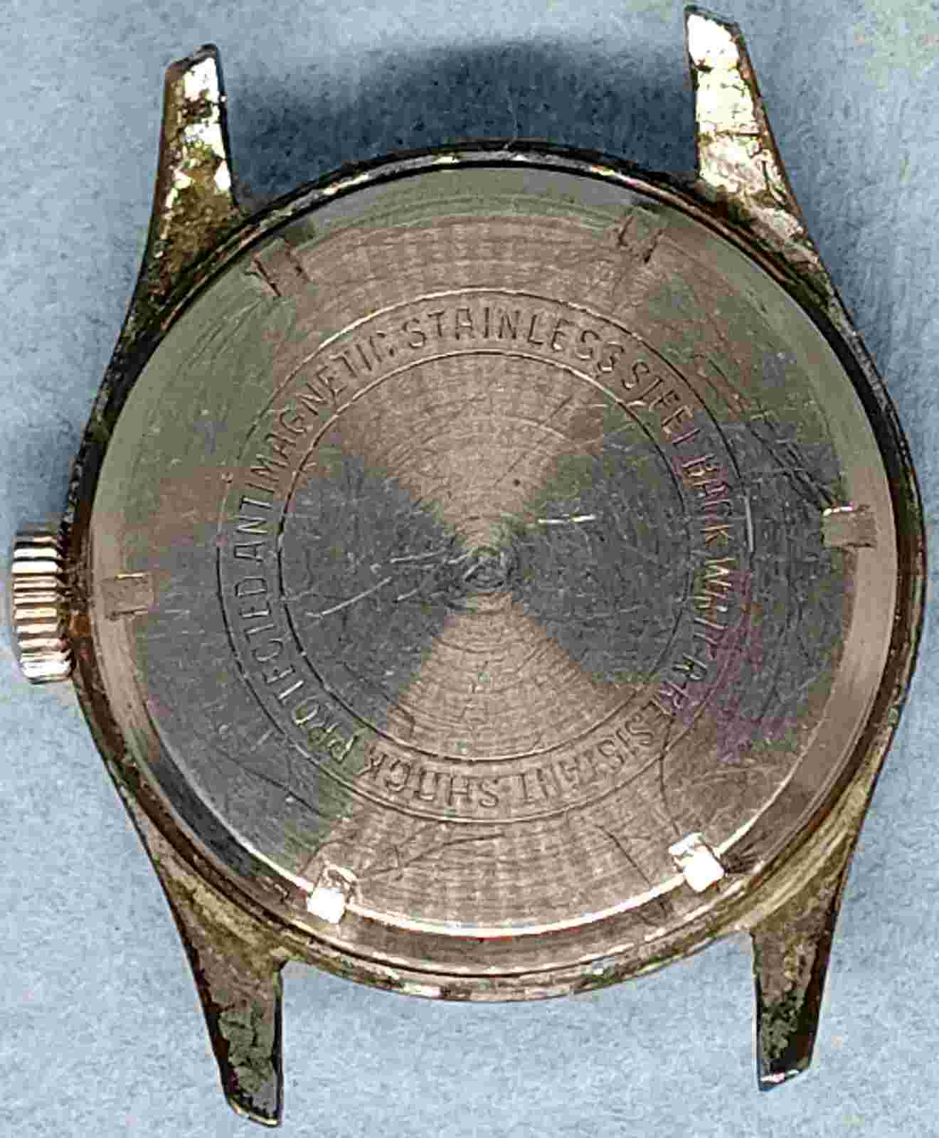 C971 mens Vintage Elco Military Field Manual Wind Up Vintage Watch parts lot