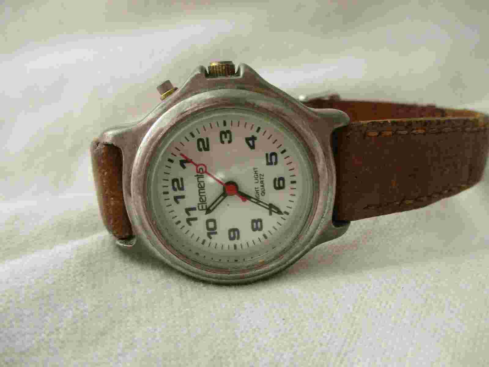 Elements Women's Brown Buckle Band Analog Quartz Watch
