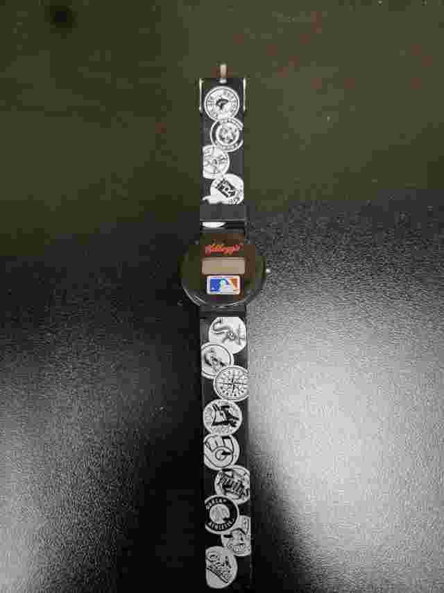 Vintage Men's Kellogg's MLB Digital Watch - Untested - May Need Battery/Repair