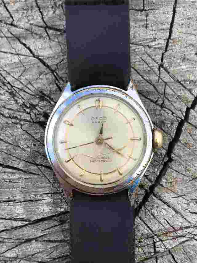 Vintage Osco Parat 19 Jewels Wrist Watch Man’s Old Rare Retro Shockproof