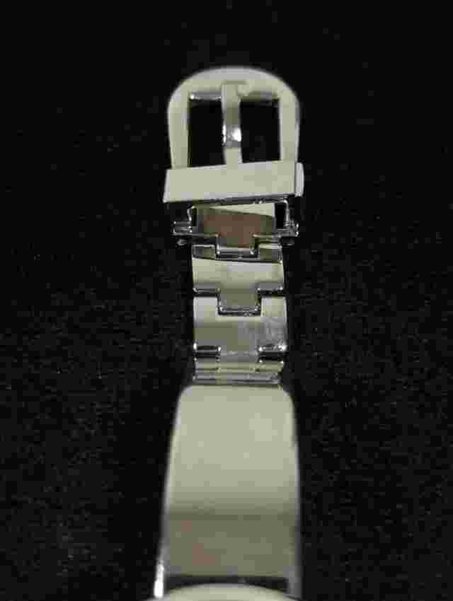 Charming Charlie Womans Silver Tone Dial Round Case Bracelet Band Watch 7 Inch