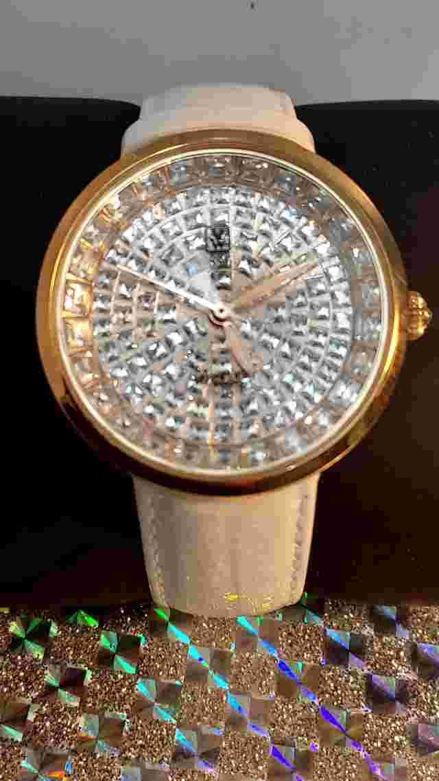 Beverly Hills~**VICTORIA WIECK ROSE GOLD WATCH**~Bling Wristwatch~NEW BATTERY