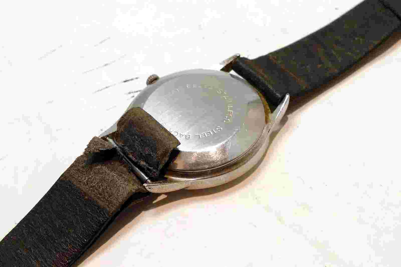 Peugeot watch quartz Stainless base Metal - parts AS IS not working