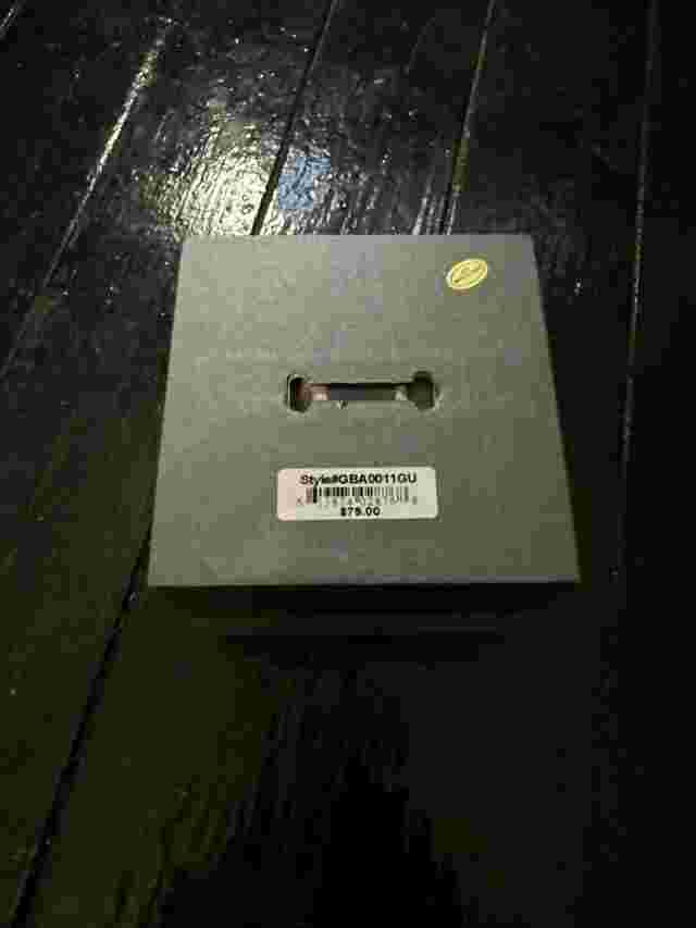 Geoffrey Beene Black Diamond Watch Men Gun Metal MeshBand    !Needs A Battery!