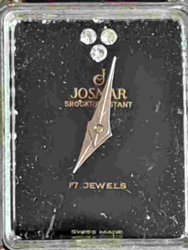 Ladies Vintage Josmar Watch Head 17 Jewels Working